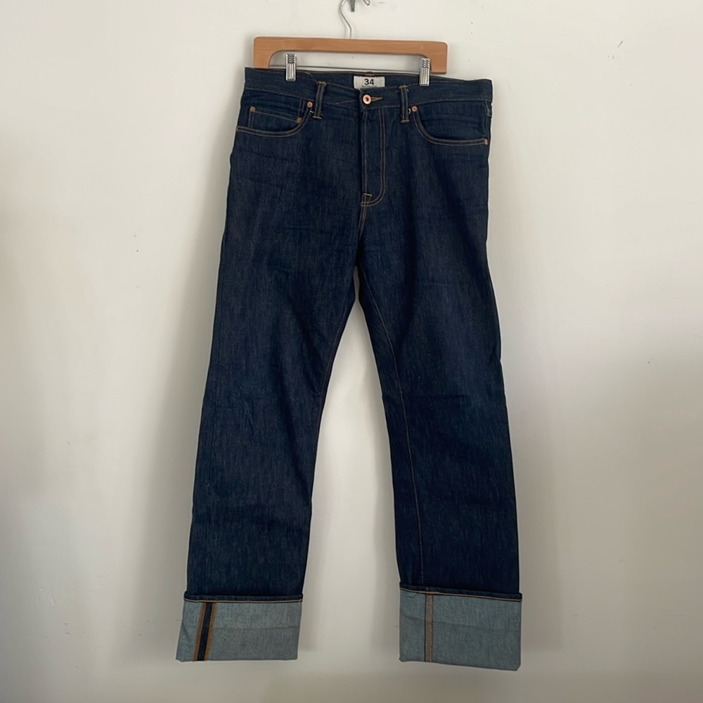 Tellason Stock 34w 36l. UNWASHED barely worn